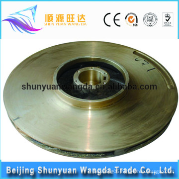 Custom marine engine spare parts Titanium marine vacuum impeller air impeller for water pumps